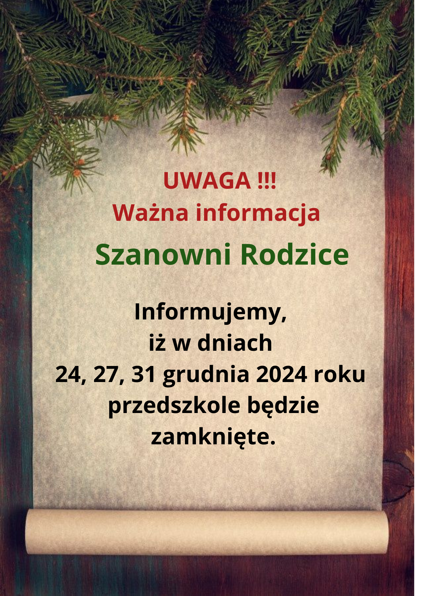 Ważna Informacja
