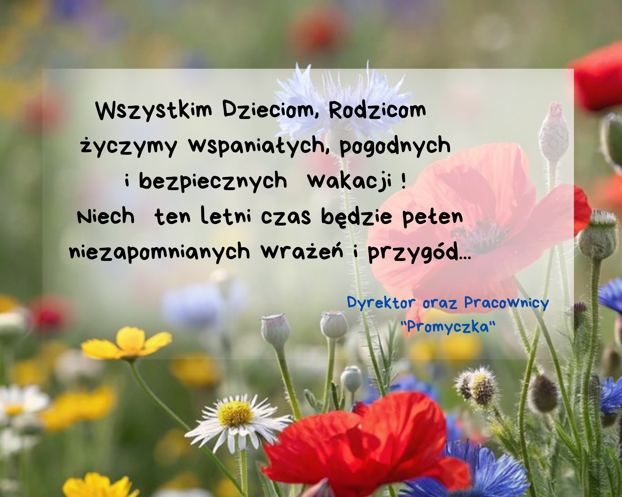 Wakacyjne życzenia