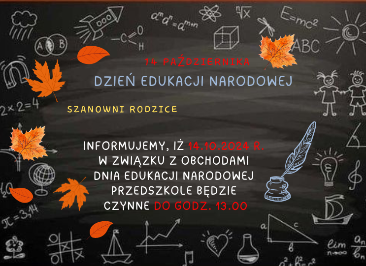 Ogłoszenie Dzień Edukacji Narodowej