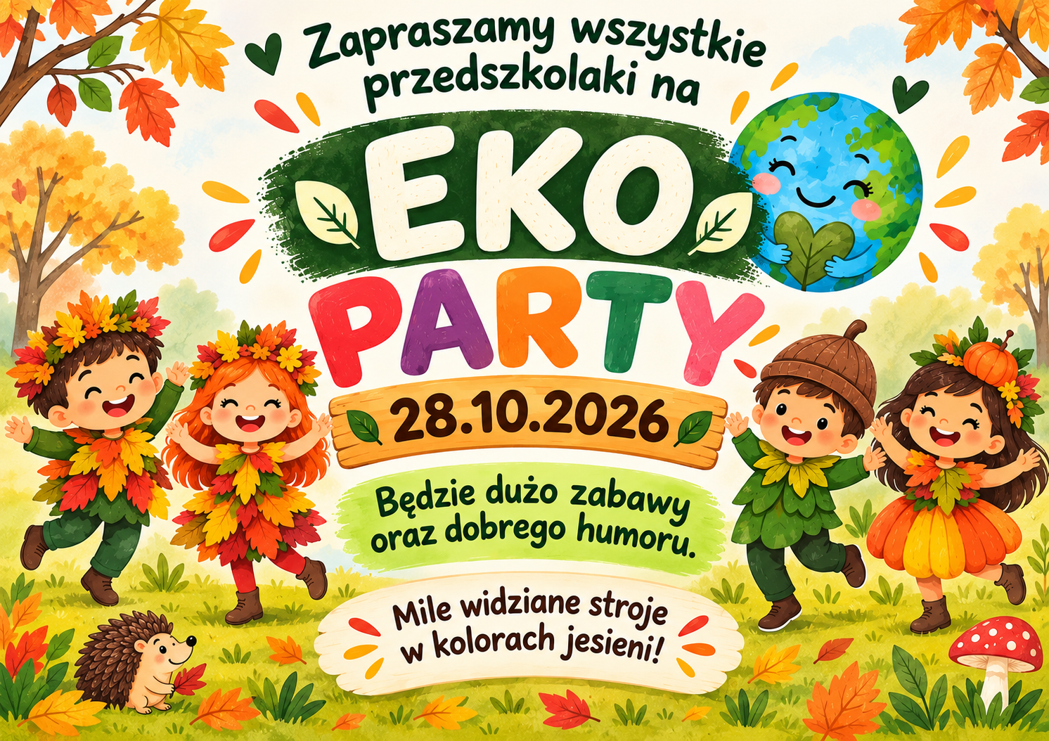 Jesienne EKO PARTY Przedszkolak&oacute;w