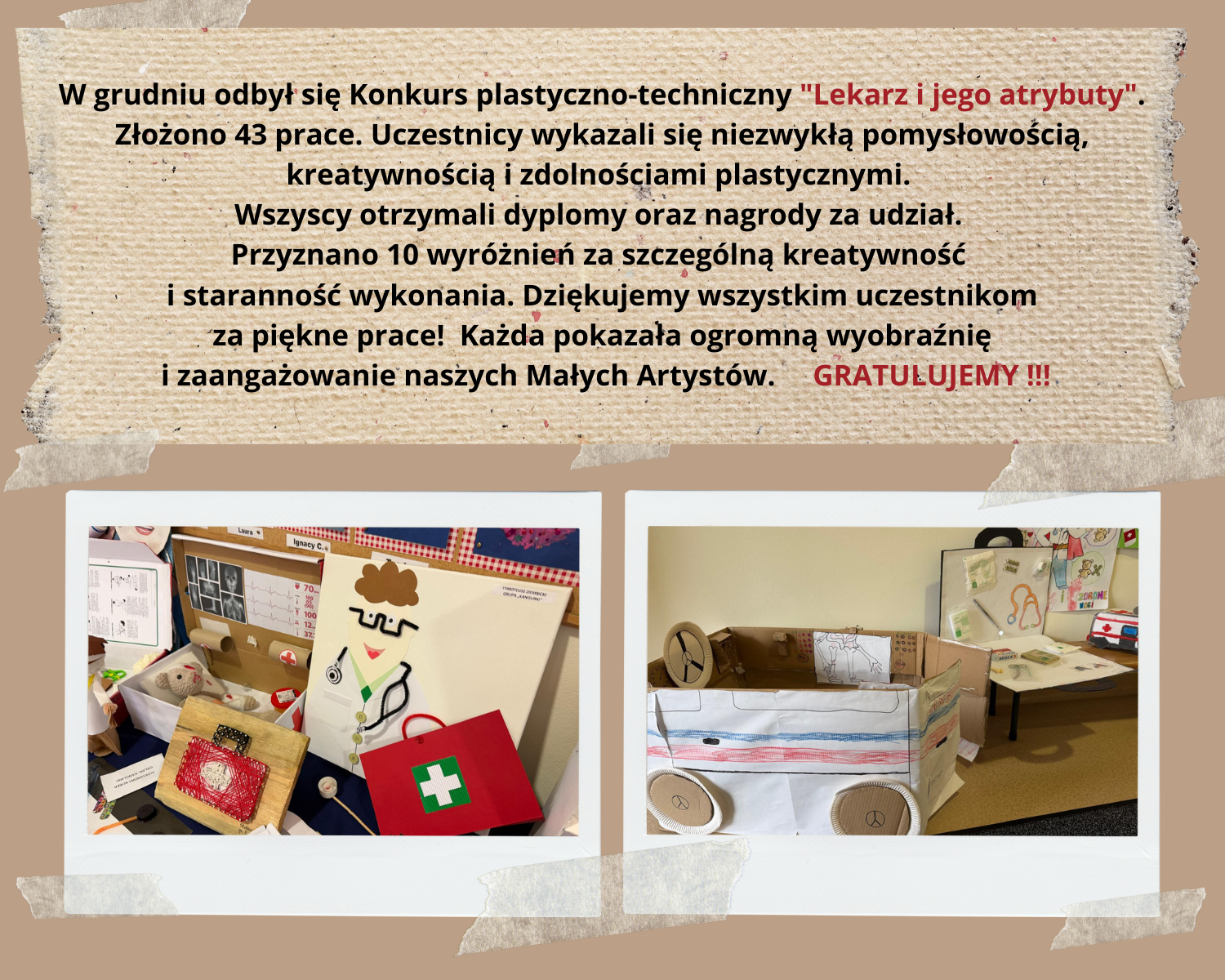 Konkurs Rodzinny "Lekarz i&nbsp;jego atrybuty"