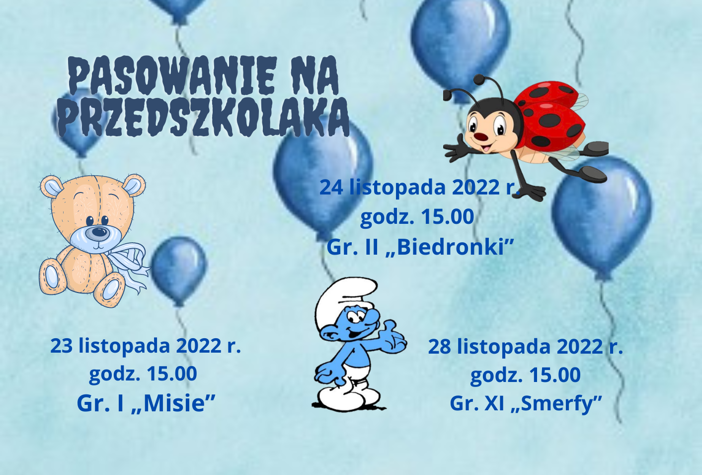 Pasowanie na Przedszkolaka