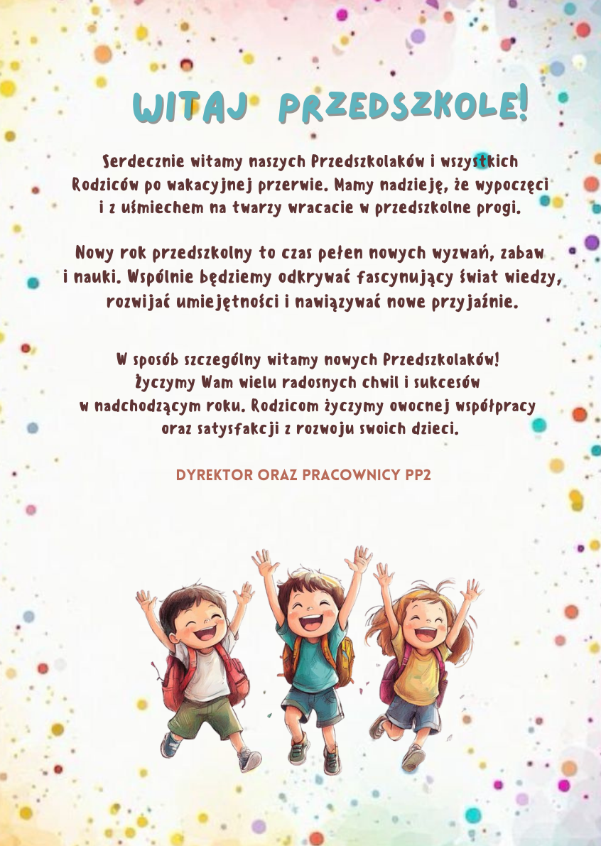 Witaj przedszkole 2025