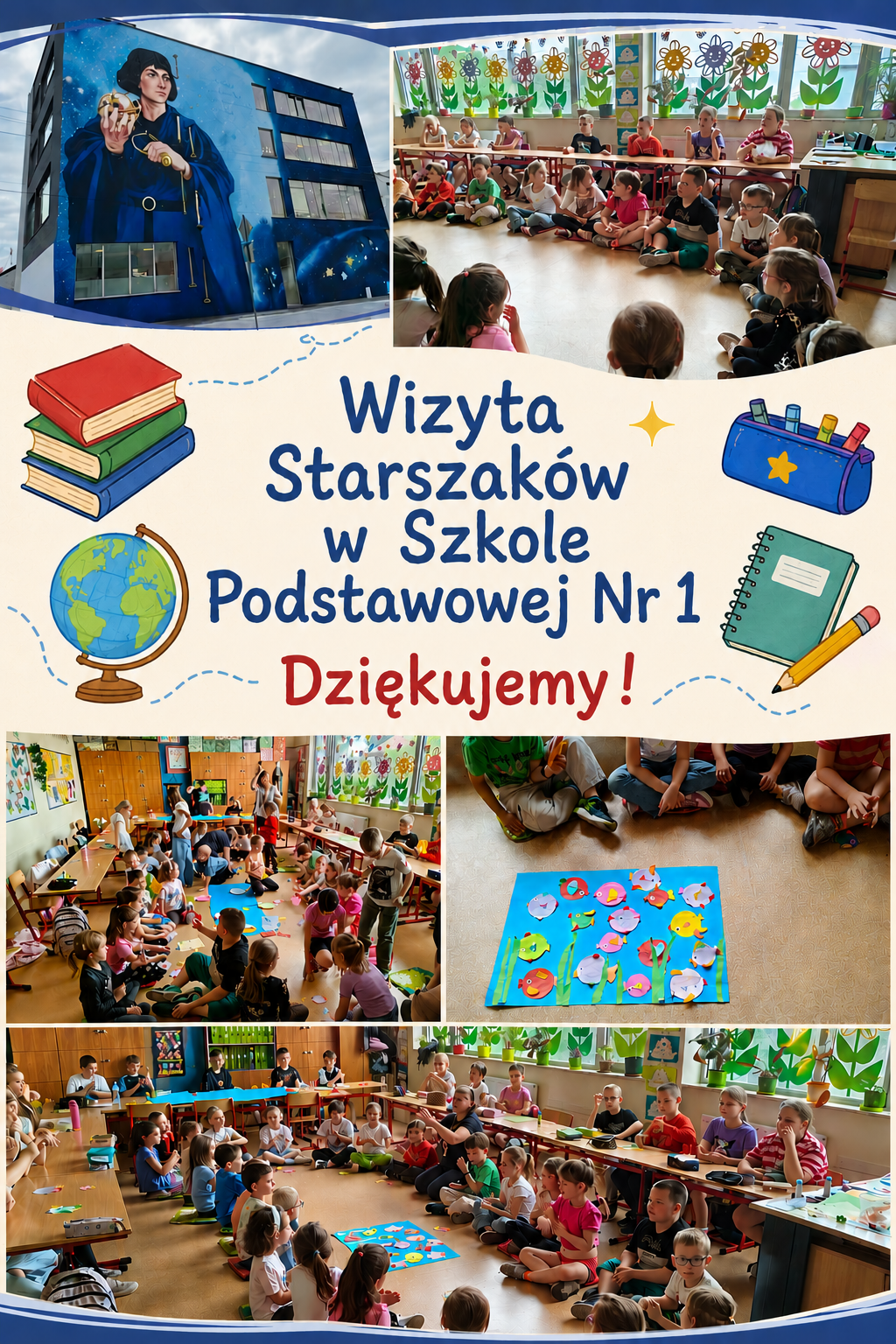 Wizyta starszak&oacute;w w&nbsp;Szkole Podstawowej Nr 1 