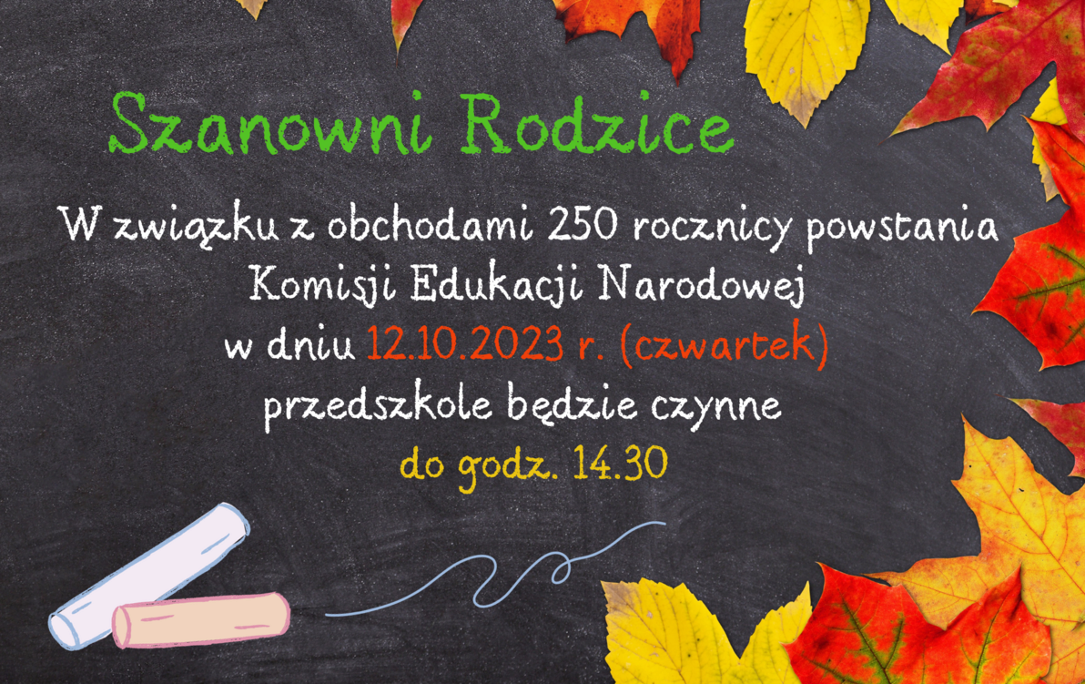 Zdjęcie do Dzień Edukacji Narodowej