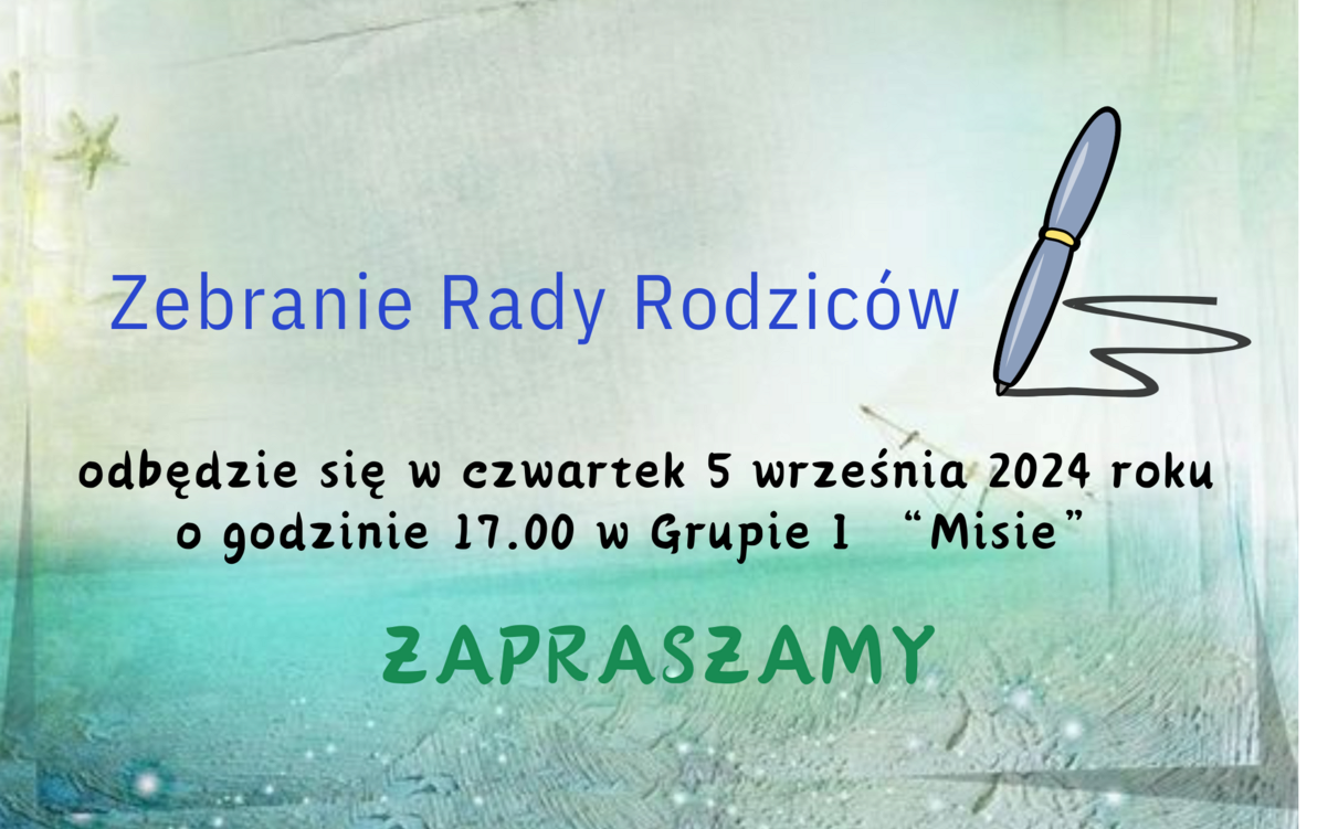 Zdjęcie do Zebranie Rady Rodzic&oacute;w