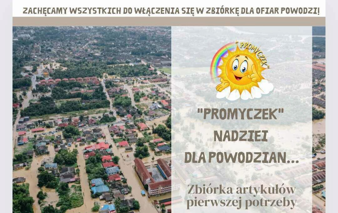 Zdjęcie do Zbi&oacute;rka artykuł&oacute;w pierwszej potrzeby dla POWODZIAN