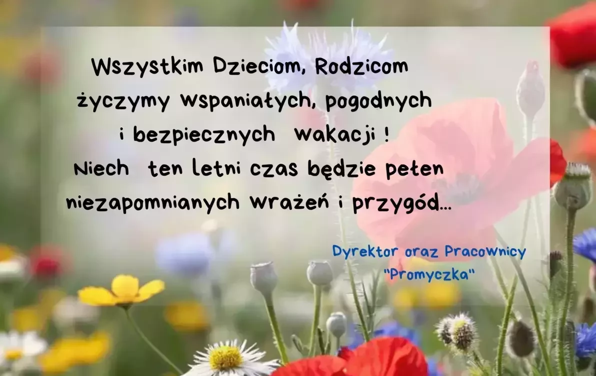 Zdjęcie do Życzenia wakacyjne