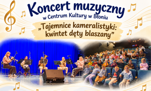 Koncert muzyczny w Centrum Kultury w Błoniu