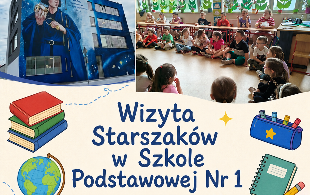 Zdjęcie do Wizyta w Szkole Podstawowej Nr 1 - Grupa VII "Kotki"